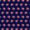 Flamingo - emoji pattern 42