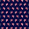 Flamingo - emoji pattern 58