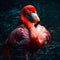 Flamingo realistic photography dynamic background