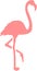 Flamingo silhouette music