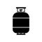 Flammable gas tank. vector Simple modern icon design illustration