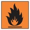 Flammable hazard symbol