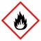 Flammable material sign vector design