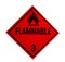 Flammable sign