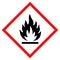 Flammable Symbol Sign ,Vector Illustration, Isolate On White Background Label .EPS10