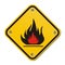 Flammable warning sign