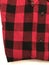 FLANNEL - RED - BLACK - Flannel is a soft woven fabric, of various fineness - RED & BLACK