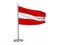 Flapping flag Austria