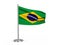 Flapping flag Brazil