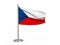 Flapping flag Czech republic