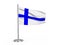 Flapping flag Finland