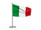 Flapping flag Italy