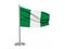 Flapping flag Nigeria