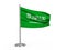 Flapping flag Saudi Arabia