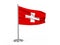 Flapping flag Switzerland