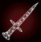 Flare Linear Mesh Sword with Glare Spots