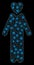 Flare Mesh 2D Lover Man with Light Spots
