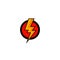 Flash bolt icon vector
