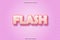 Flash editable text effect cartoon style