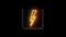 Flash. Flash button. Nixie tube indicator digit. Gas discharge indicators and lamps. 3D. 3D Rendering