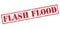 Flash flood red stamp