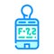 flash mate light meter color icon vector illustration