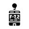 flash mate light meter glyph icon vector illustration