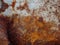 Flash rust on Zinc sheet, Galvanized sheets rough surface wall texture material background