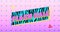 Flash sale graphic in turquoise banner on pink background