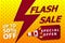 Flash sale special offer clearance banner