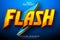 Flash text, cartoon style editable text effect