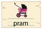 Flashcard design for word pram