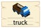 Flashcard design for word truck