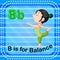 Flashcard letter B is for balance