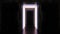 Flashing Rainbow Neon Lights Laser Flicker Corridor Tunnels Shine - 4K Seamless VJ Loop Motion Background Animation