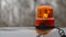 Flashing revolving light on top of a police, firemen, hospital emergency support and services vehicles