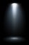 Flashlight beam effect. Realistic light. Illumination mockup