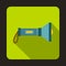 Flashlight icon, flat style