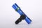Flashlight Torch blue metal outdoor bicycle use.