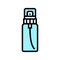 flask fragrance bottle perfume color icon vector illustration