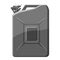 Flask for gasoline icon, gray monochrome style