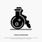 Flask, Lab, Test, Medical solid Glyph Icon vector
