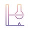 flask nolan icon. Simple thin line, outline vector of Scientifics study icons for ui and ux, website or mobile application