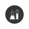 Flask Tube Chemical Laboratory Icon Vector flat style
