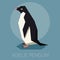 Flat Adelie penguin