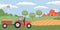 Flat Agriculture Background