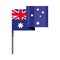 flat australian flag