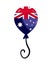 flat australian flag balloon