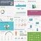 Flat awesome user experience infographic vector el