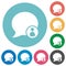 Flat blog comment owner icons